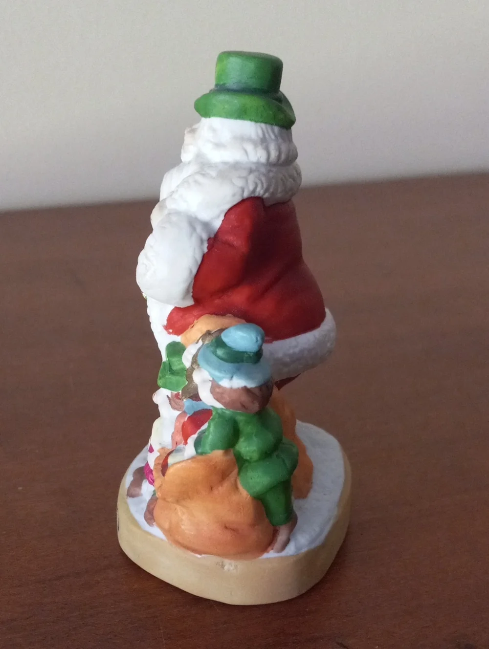Vintage 1991 RSVP International Irish Santa Claus Figurine with Leprechans